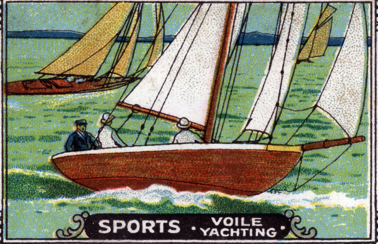Sport acquatici: vela. da Unknown Artist