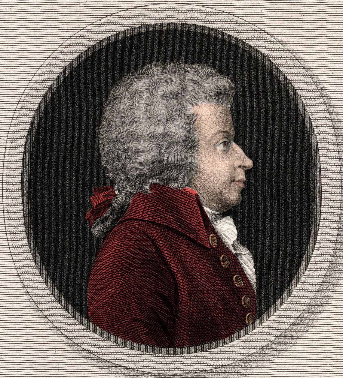 Wolfgang Amadeus Mozart 1756-1791 da Unknown artist