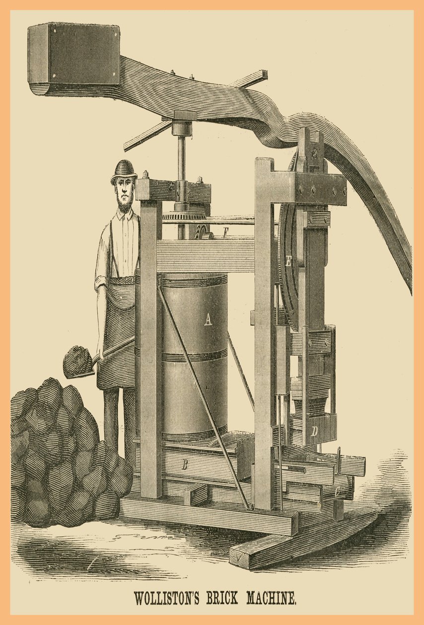 Macchina per mattoni Wollistons da Unknown Artist