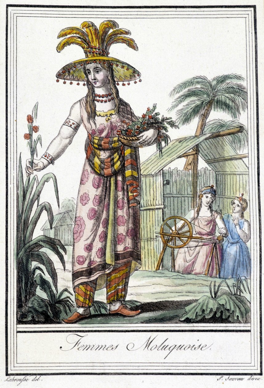 Donna delle Isole Molucche (Indonesia) da Unknown artist