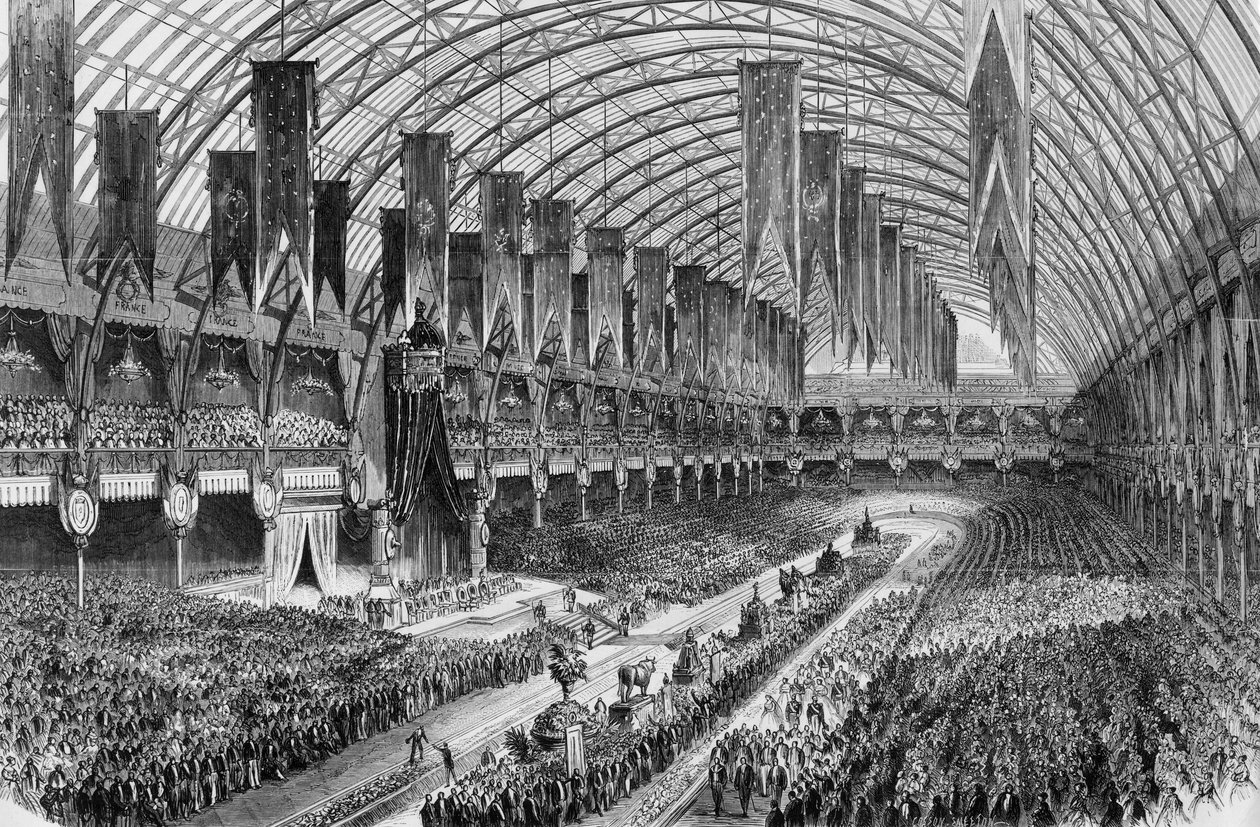 Esposizione universale a Parigi nel 1867: cerimonia di premiazione il 1 luglio da Unknown artist