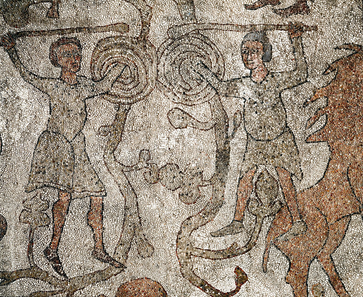 Lottatori, simbolo del Cristianesimo da Unknown artist