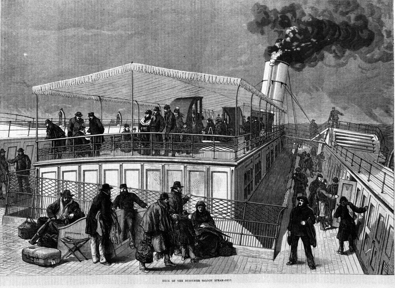 Barca progettata contro il mal di mare da Henry Bessemer (1813-1898) da Unknown artist