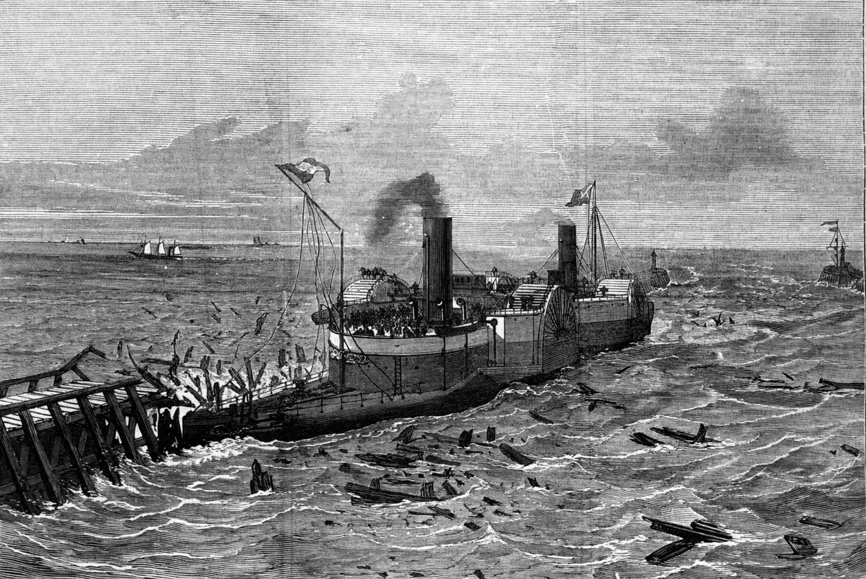 Barca progettata contro il mal di mare da Henry Bessemer (1813-1898) da Unknown artist