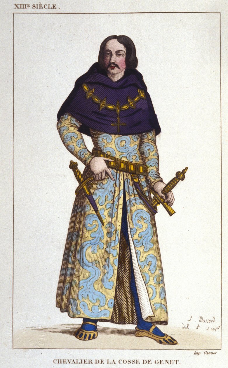 Costume del Cavaliere de la Cosse de Genet posteriore all