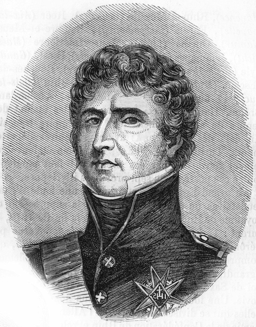 Ritratto di Charles Jean-Baptiste Bernadotte (1763-1844), maresciallo di Francia, re Carlo XIV di Svezia e Norvegia da Unknown artist