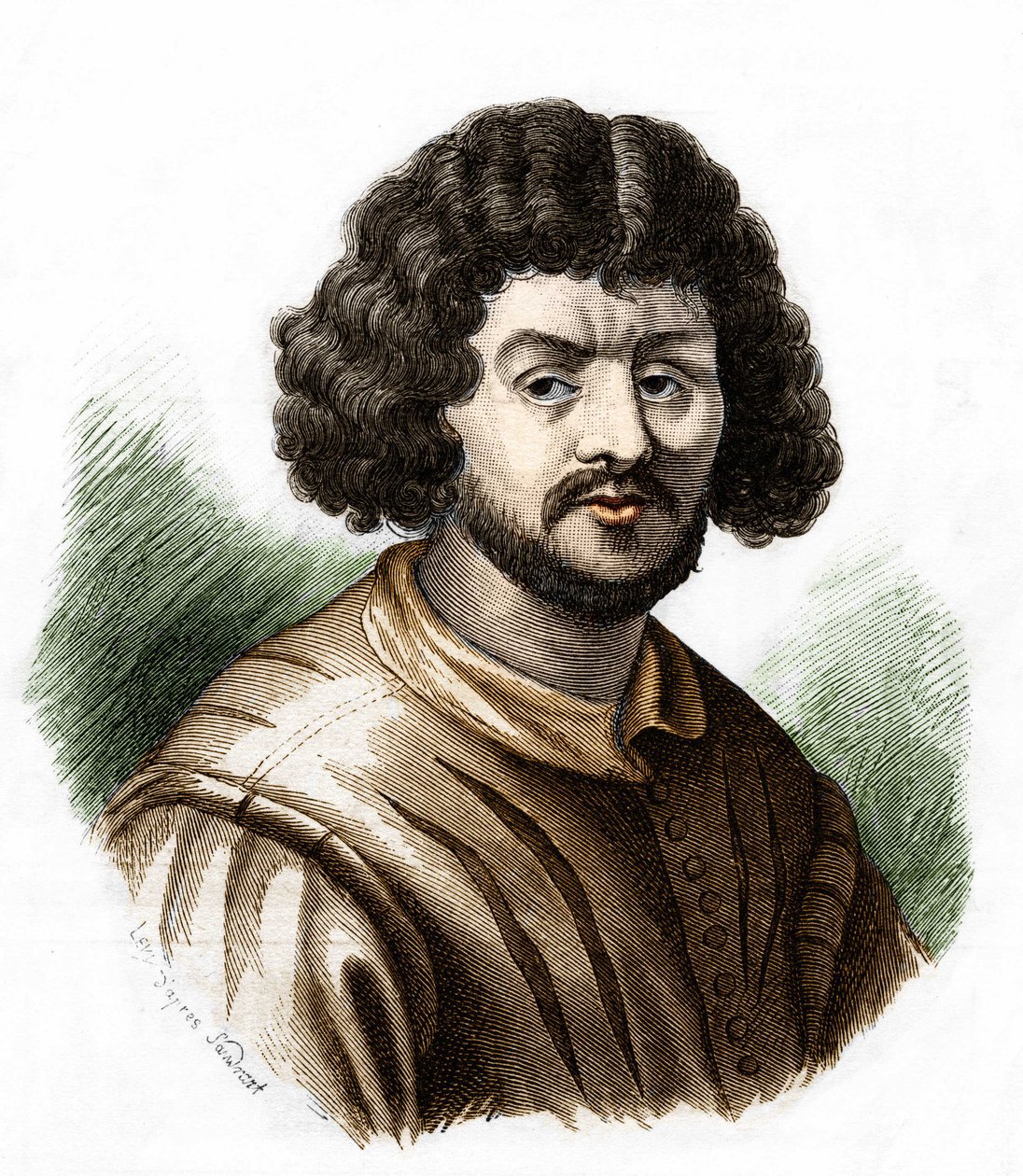 Ritratto di Claude Gellée, detto il Lorrain (1600-1682) pittore francese da Unknown artist