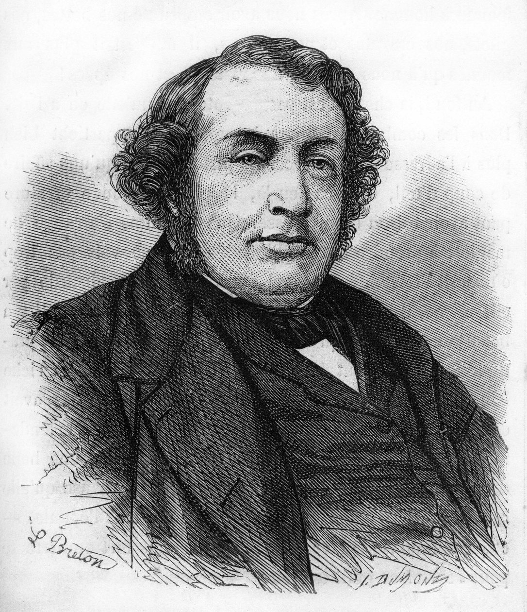 Ritratto di Ernest Picard. Politico francese (1821-1877) da Unknown artist