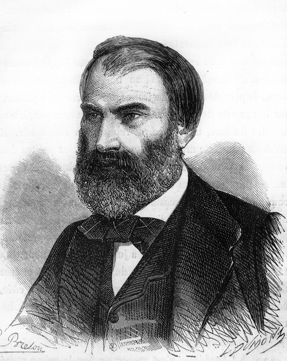 Ritratto di Eugène Pelletan, politico francese (1813-1884) da Unknown artist