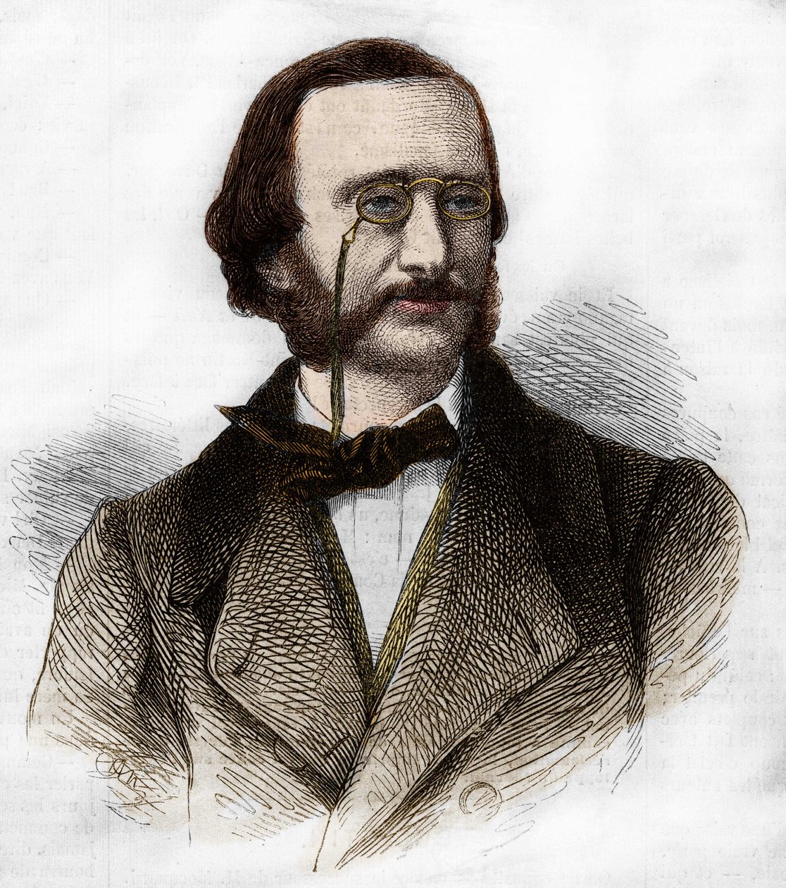 Ritratto di Jacques Offenbach (1819-1880), compositore tedesco, naturalizzato francese da Unknown artist