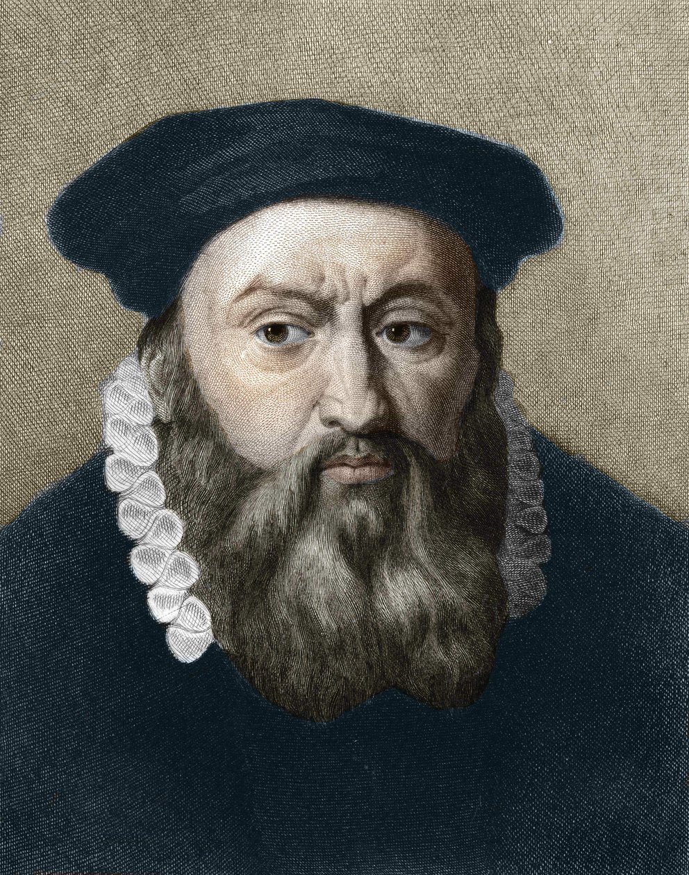Ritratto di Giovanni Calvino (1509-1564), riformatore religioso e scrittore francese da Unknown artist