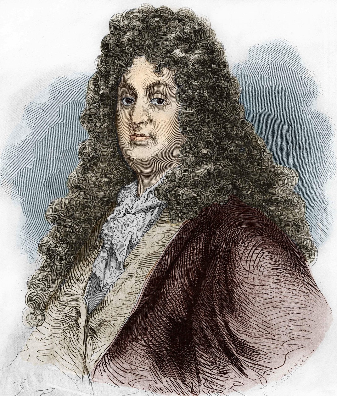 Ritratto di Jean Racine (1639-1699), poeta tragico francese da Unknown artist