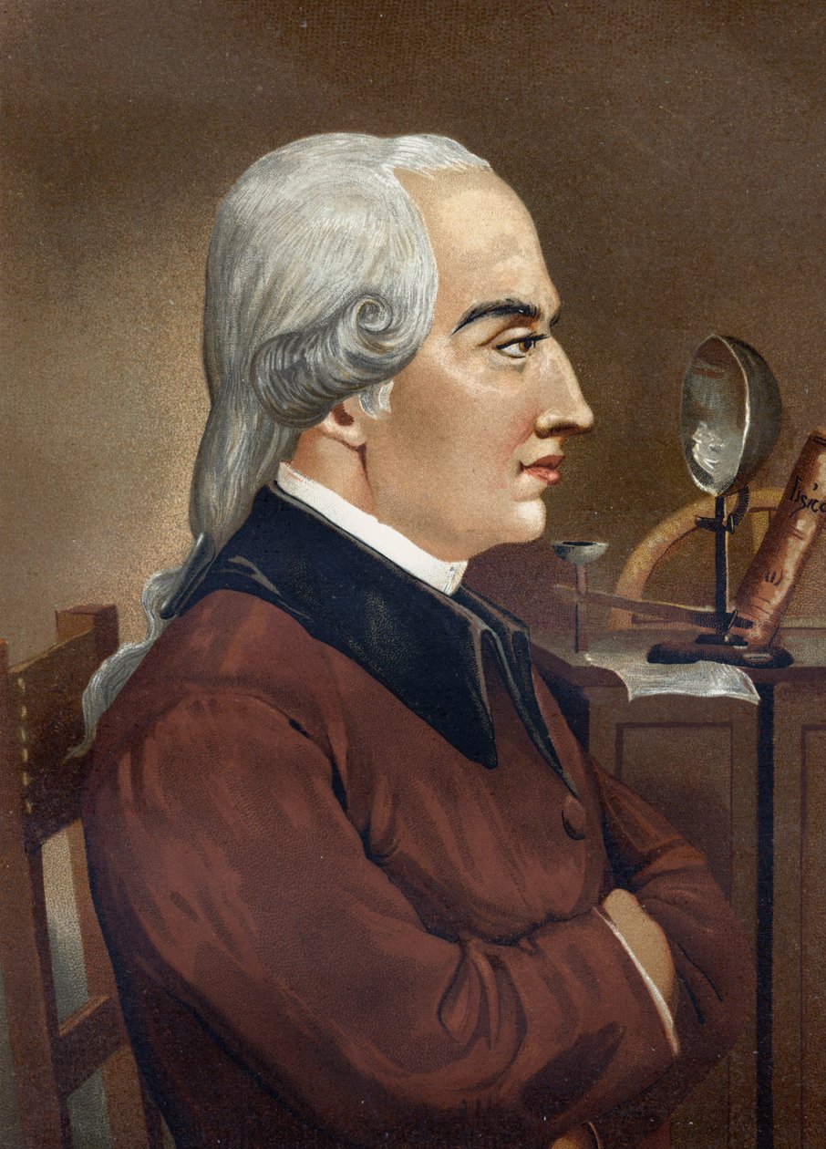Ritratto di Joseph Black. Fisico e chimico scozzese da Unknown artist