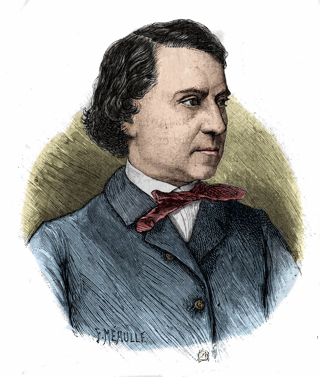 Ritratto di Louis Blanc, politico e storico francese (1811-1882) da Unknown artist