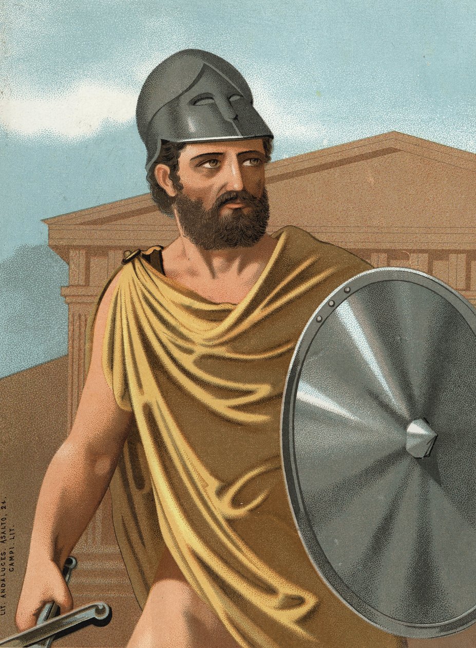 Ritratto di Temistocle. in greco Themistoklês statista e generale ateniese (v. 525 a.C. a v. 460 a.C.) da 