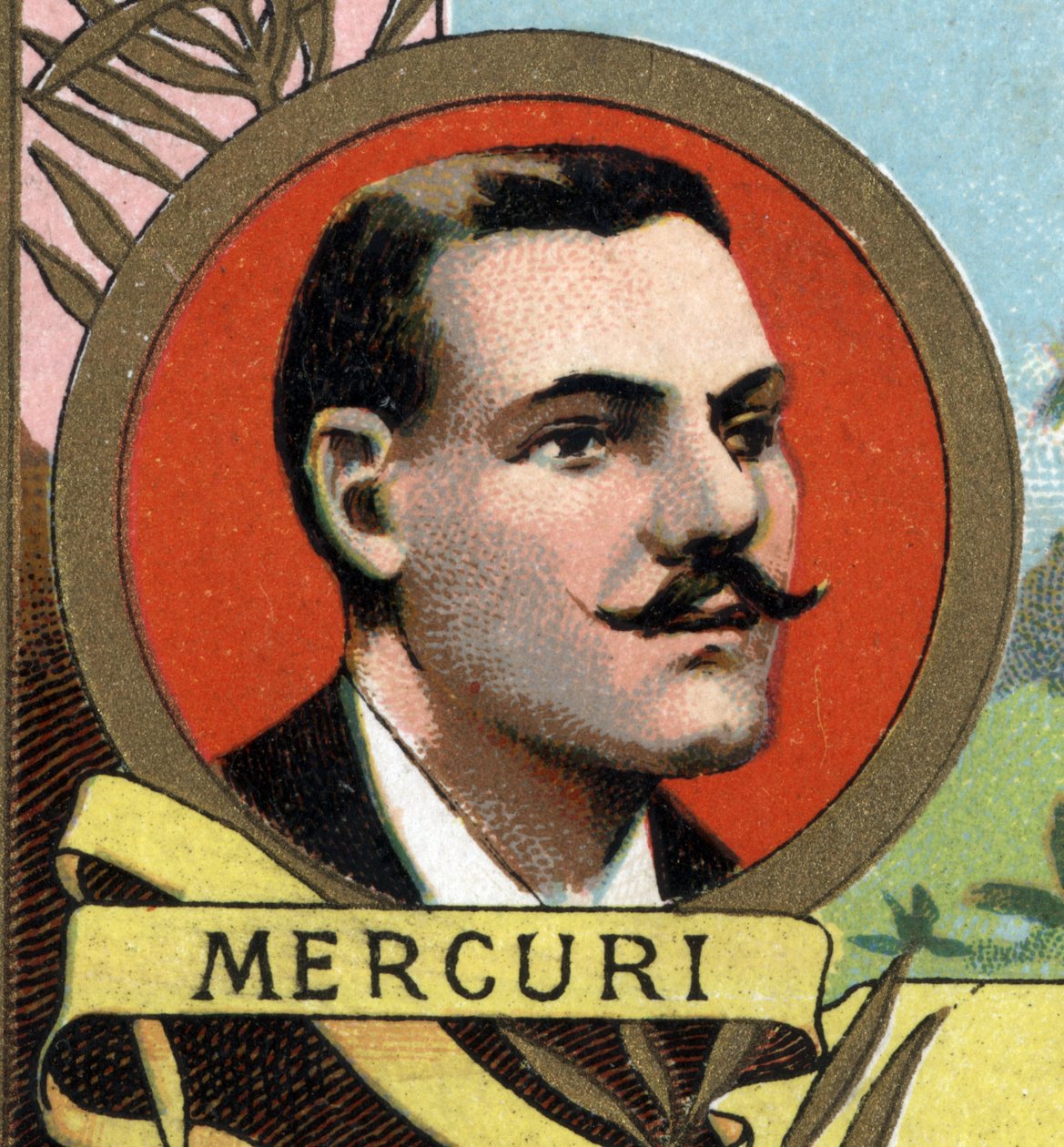 Ritratto di Toussaint MERCURI, secondo della missione Behagle nel 1893. da Unknown artist