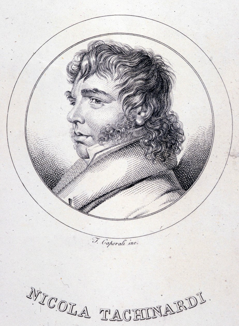 Ritratto del tenore italiano Nicola Tacchinardi (Livorno) da Unknown artist