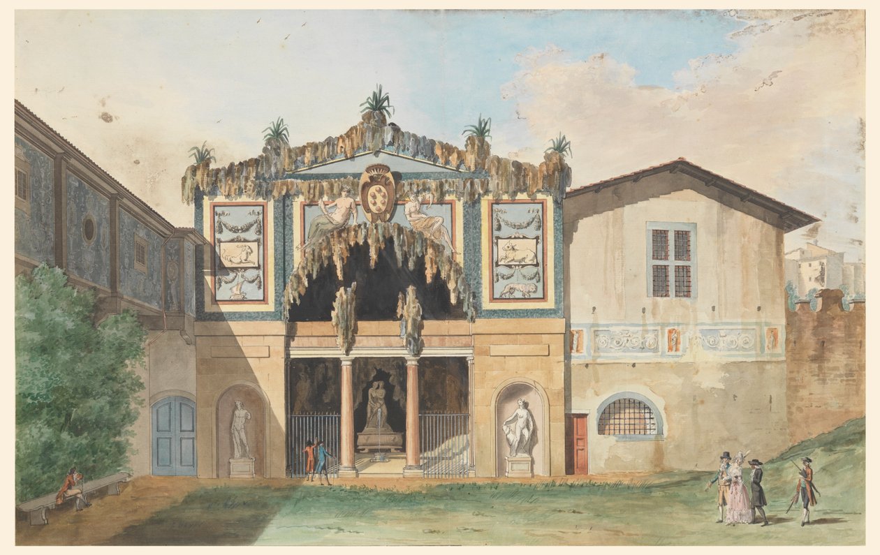 Grotta nei Giardini di Boboli, Firenze da Unknown, Italian