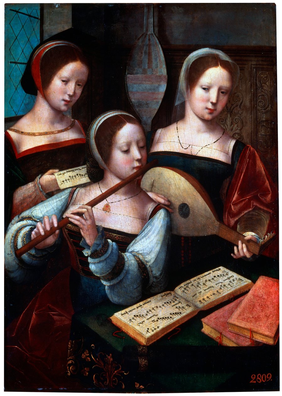 Musicisti, 1530-1540 da Unknown Old Master