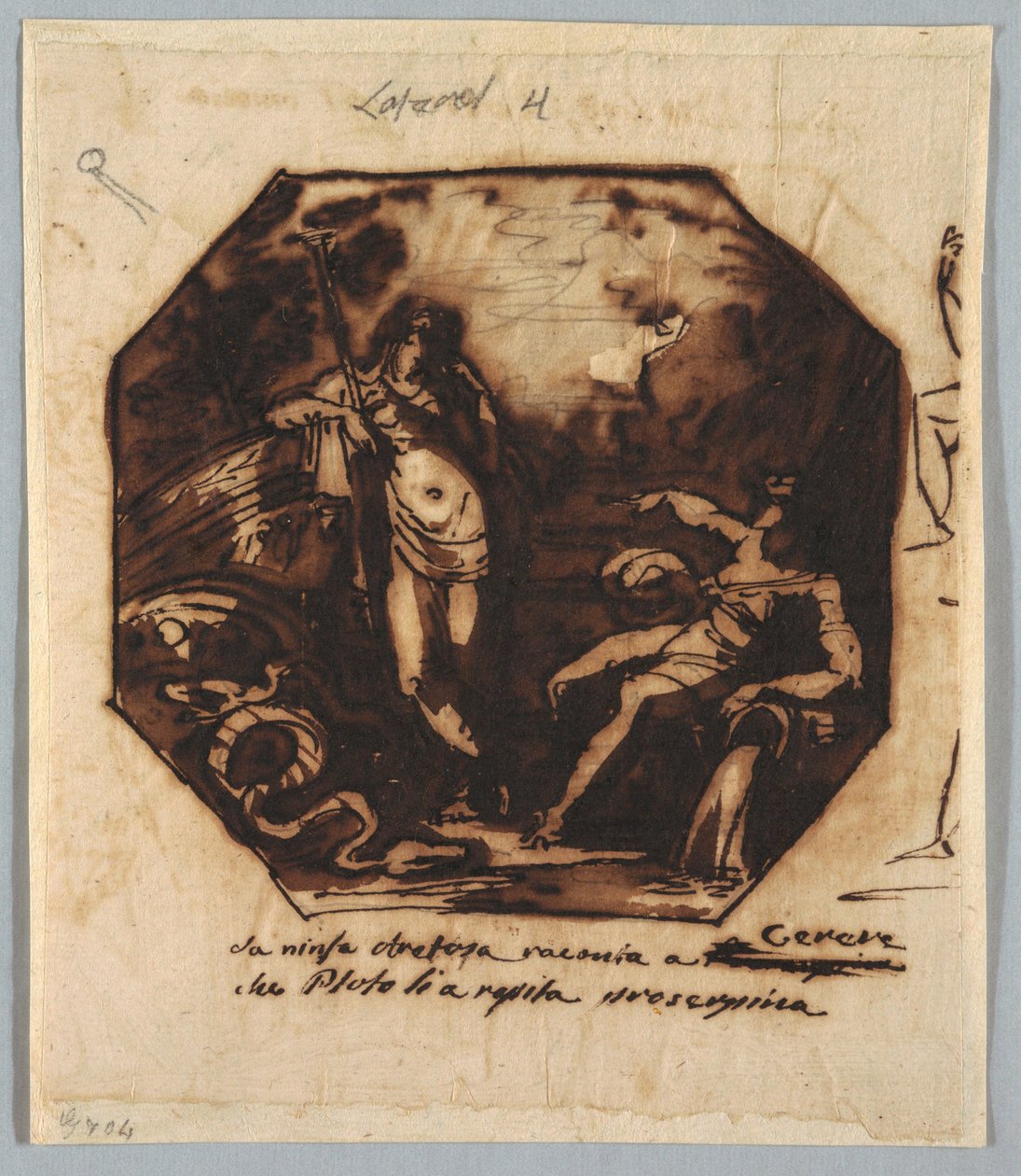 Disegno, Cerere racconta il ratto di Proserpina, 1812 da Unknown artistUnknown artist