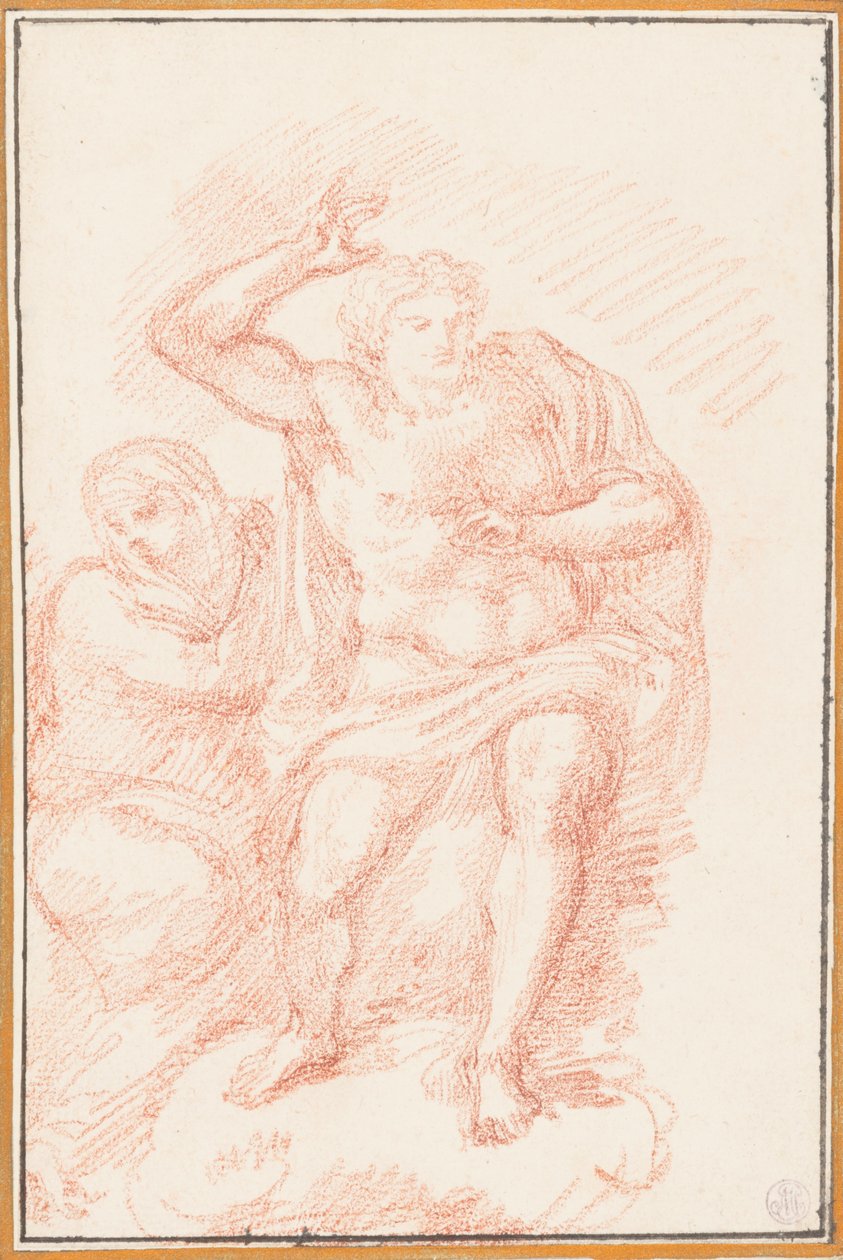 Disegno, Cristo e Maria dal Giudizio Universale, 1759-70 ca. da Unknown artistUnknown artist