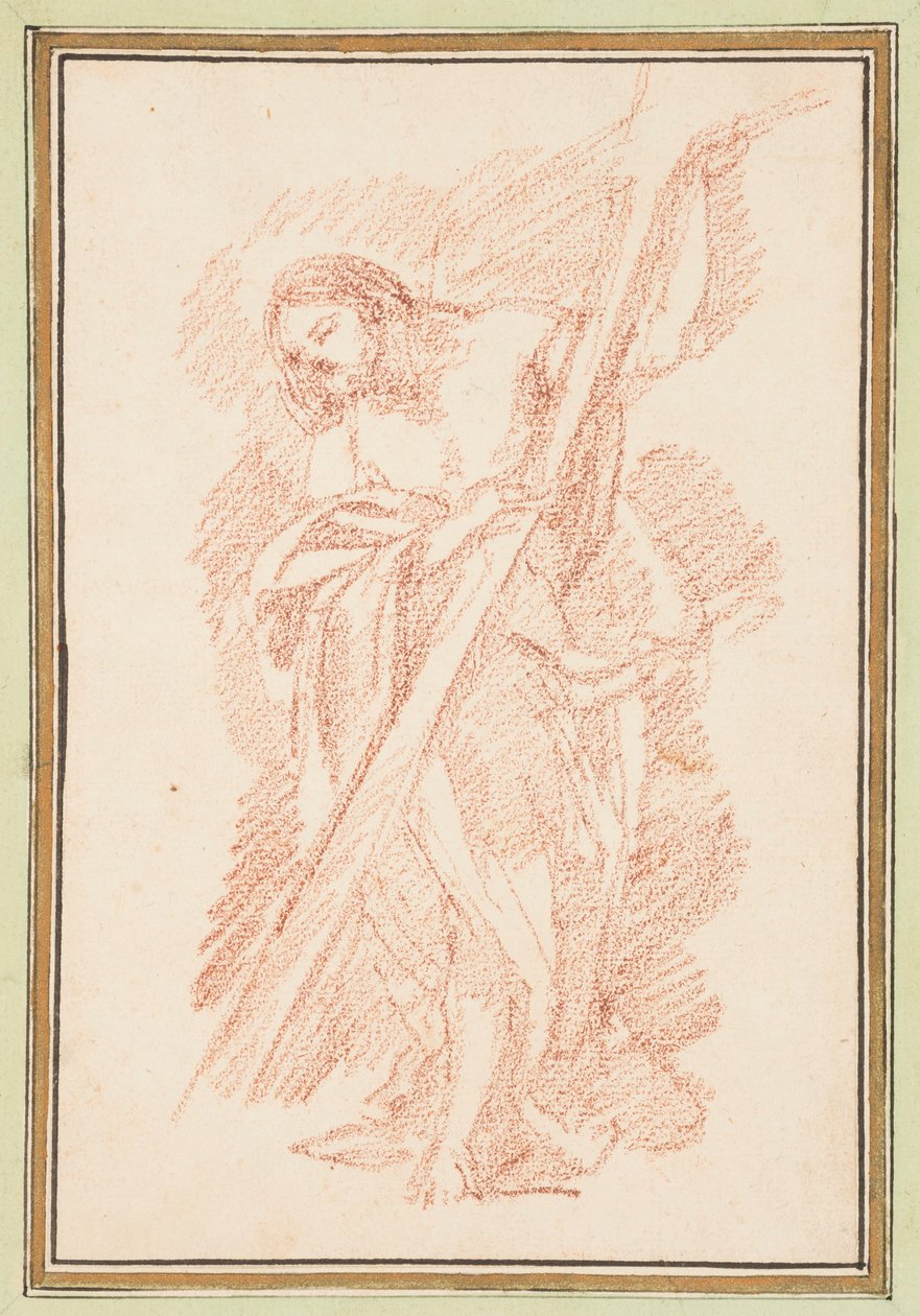 Disegno, Cristo in piedi, 1759-70 ca. da Unknown artistUnknown artist