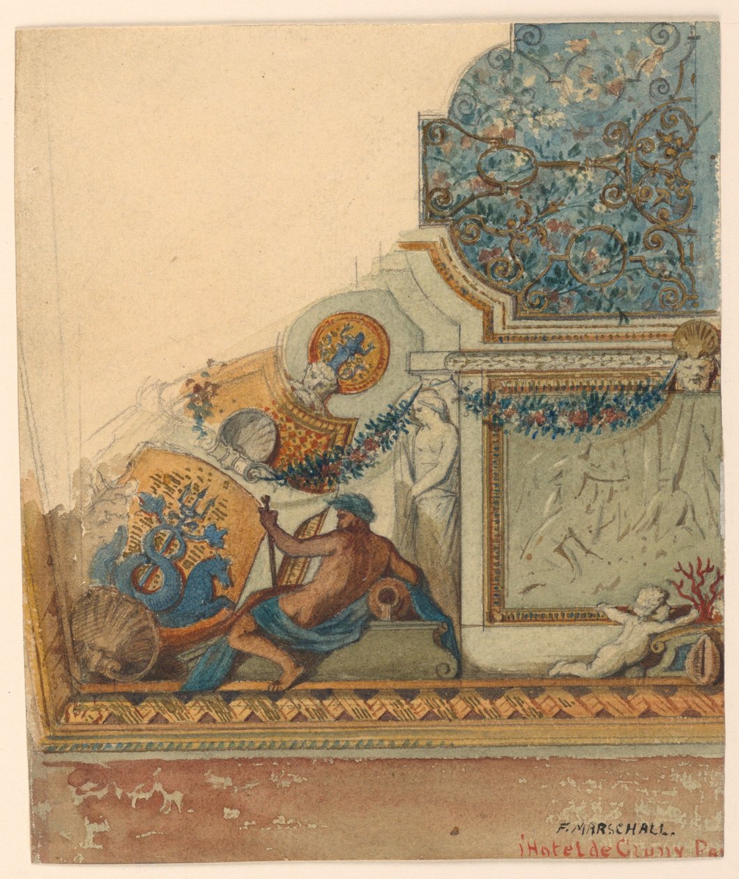 Disegno, Particolare del soffitto dell