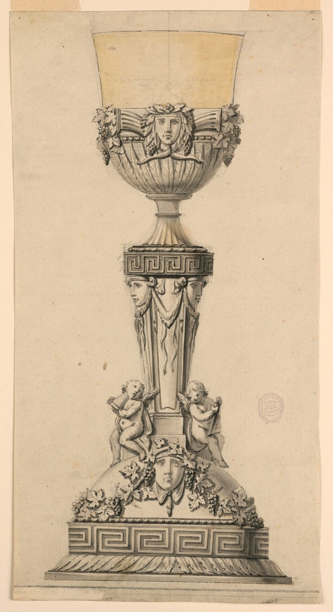 Disegno, Progetto per un calice, 1800-1830 da Unknown artistUnknown artist