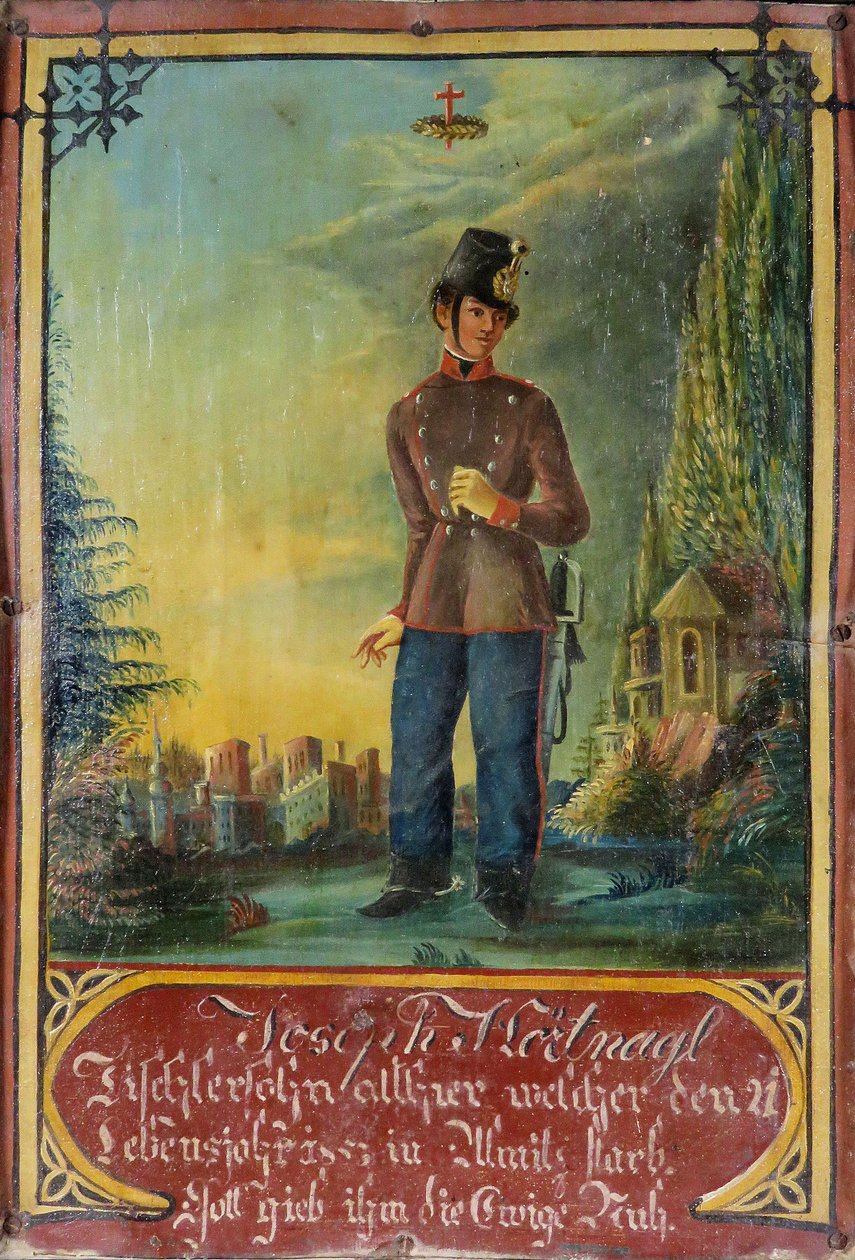 Immagine commemorativa di Joseph Hörtnagl 1853 da Unknown artistUnknown artist
