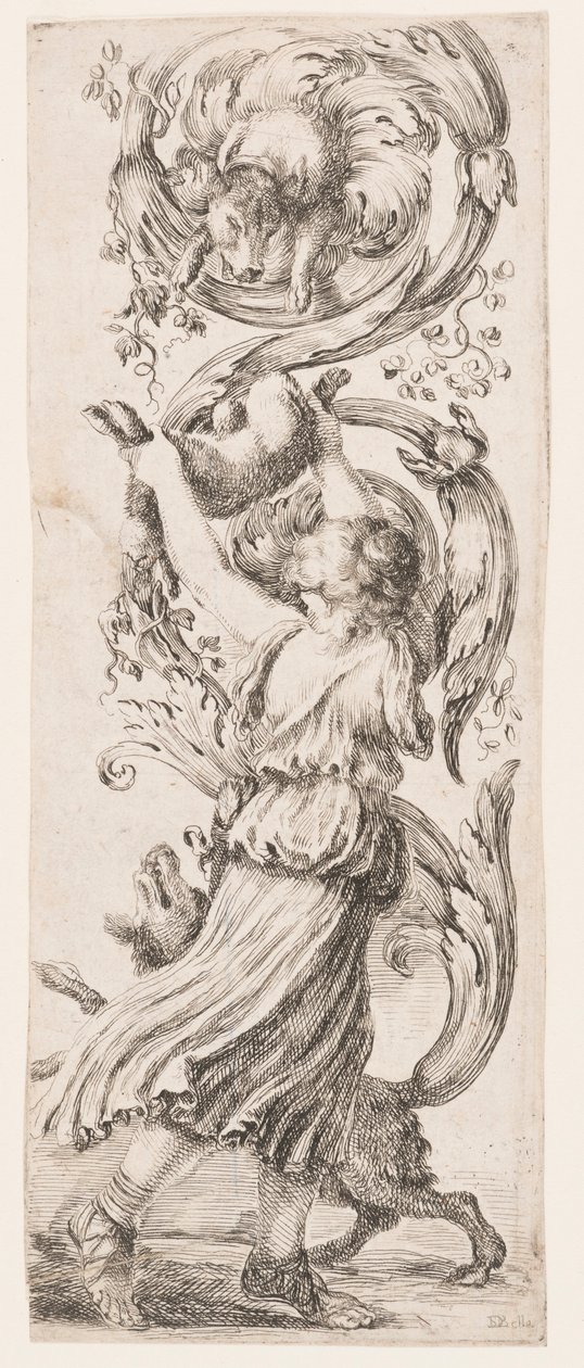 Print, Ornamenti o Grottesche (Grotesque Ornament), ca. 1653 da Unknown artistUnknown artist