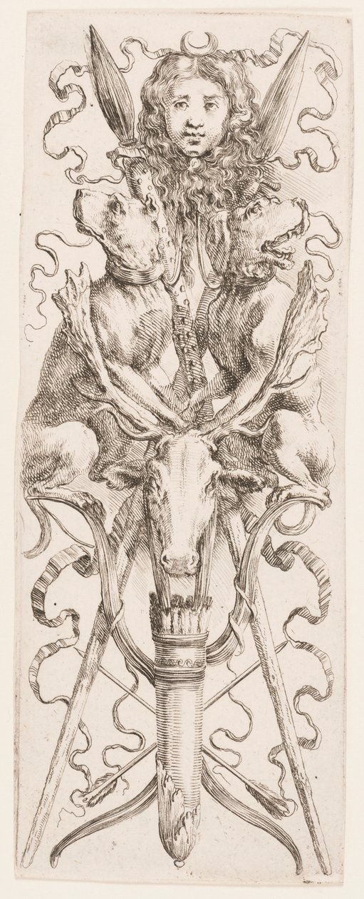 Print, Ornamenti o Grottesche (Grotesque Ornament), ca. 1653 da Unknown artistUnknown artist
