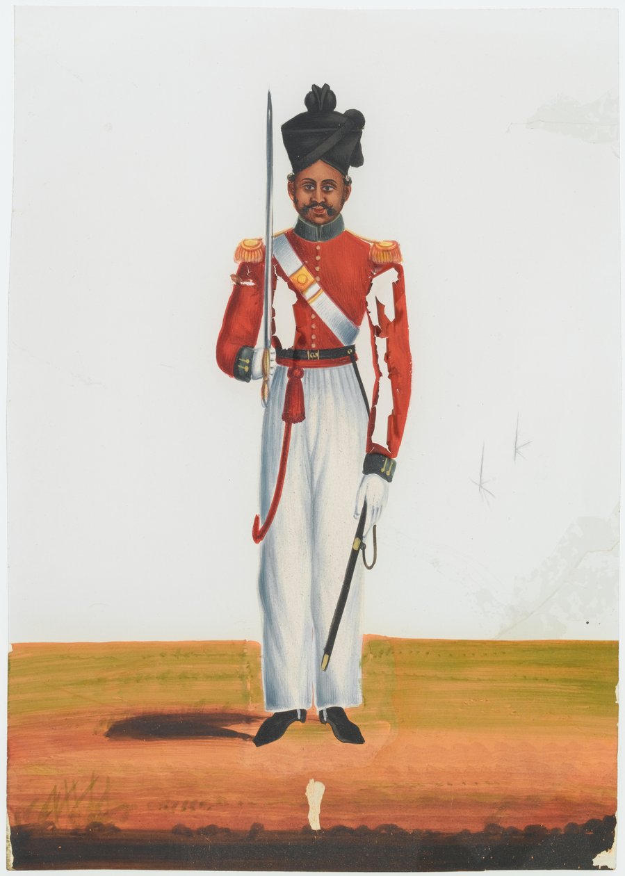 Subadar del 2° Battaglione Martin, Esercito di Madras da Unknown artist