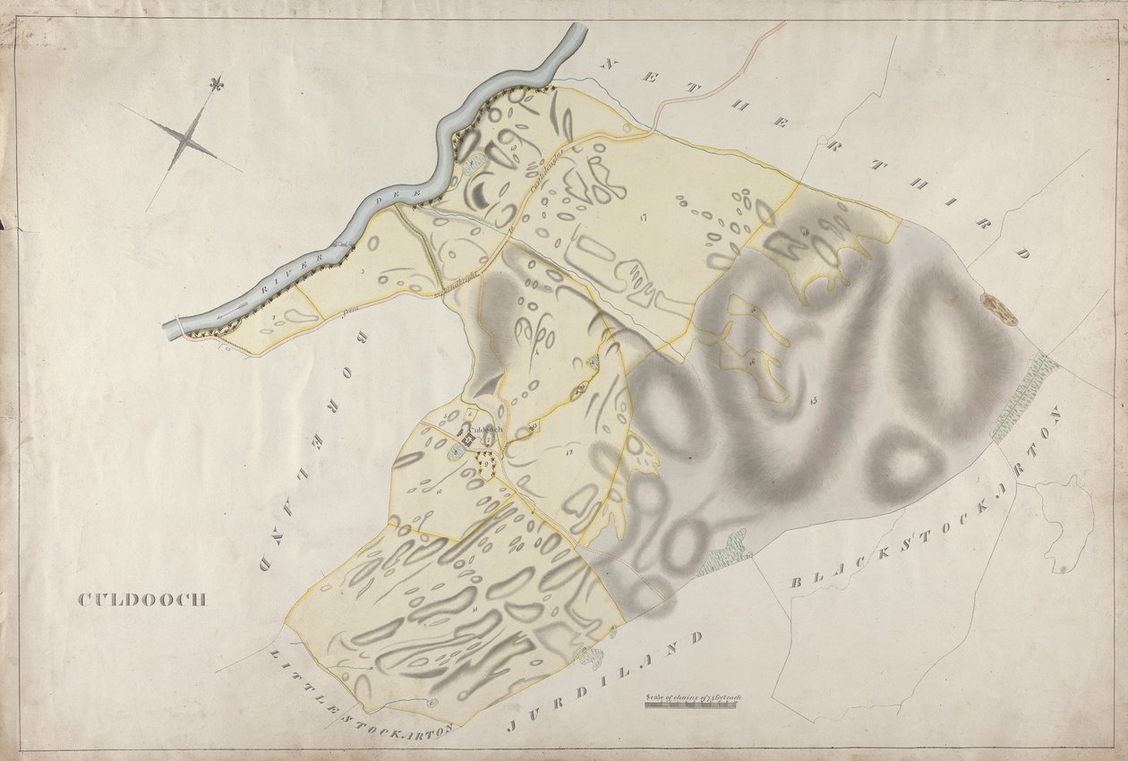 Una collezione di rilievi delle tenute scozzesi del conte di Selkirk: Culdooch da Unknown artist