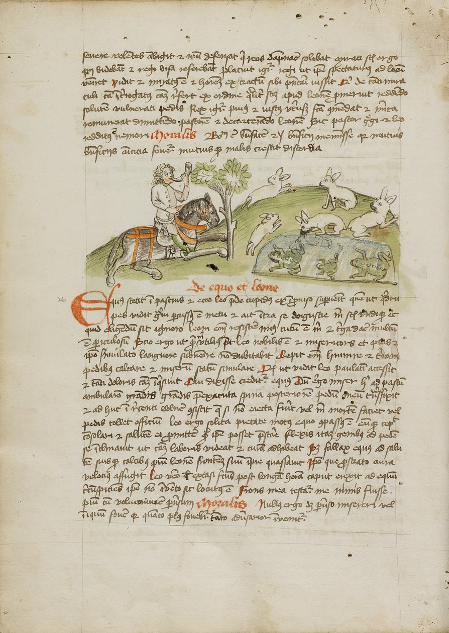 Un cacciatore a cavallo a caccia di lepri da Unknown artist