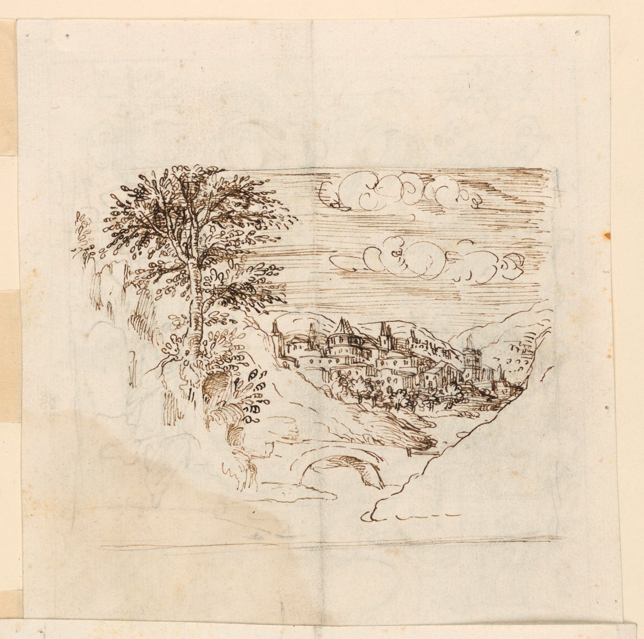 Un paesaggio da Unknown artist