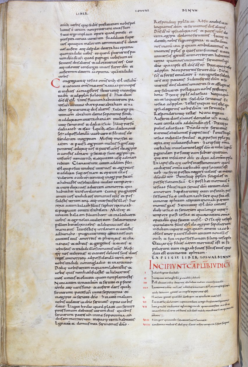 Una pagina della Bibbia dell