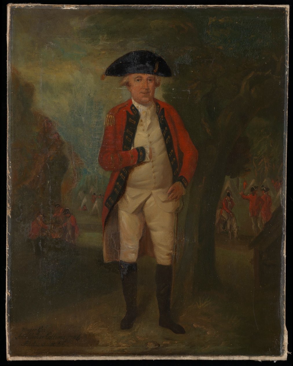Ritratto del Maggiore Generale Arthur Tooker Collins dei Marines in uniforme completa da Unknown artist