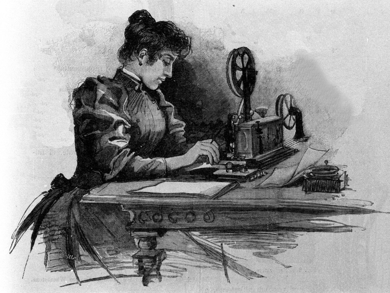 Un operatore telegrafico inventato dall