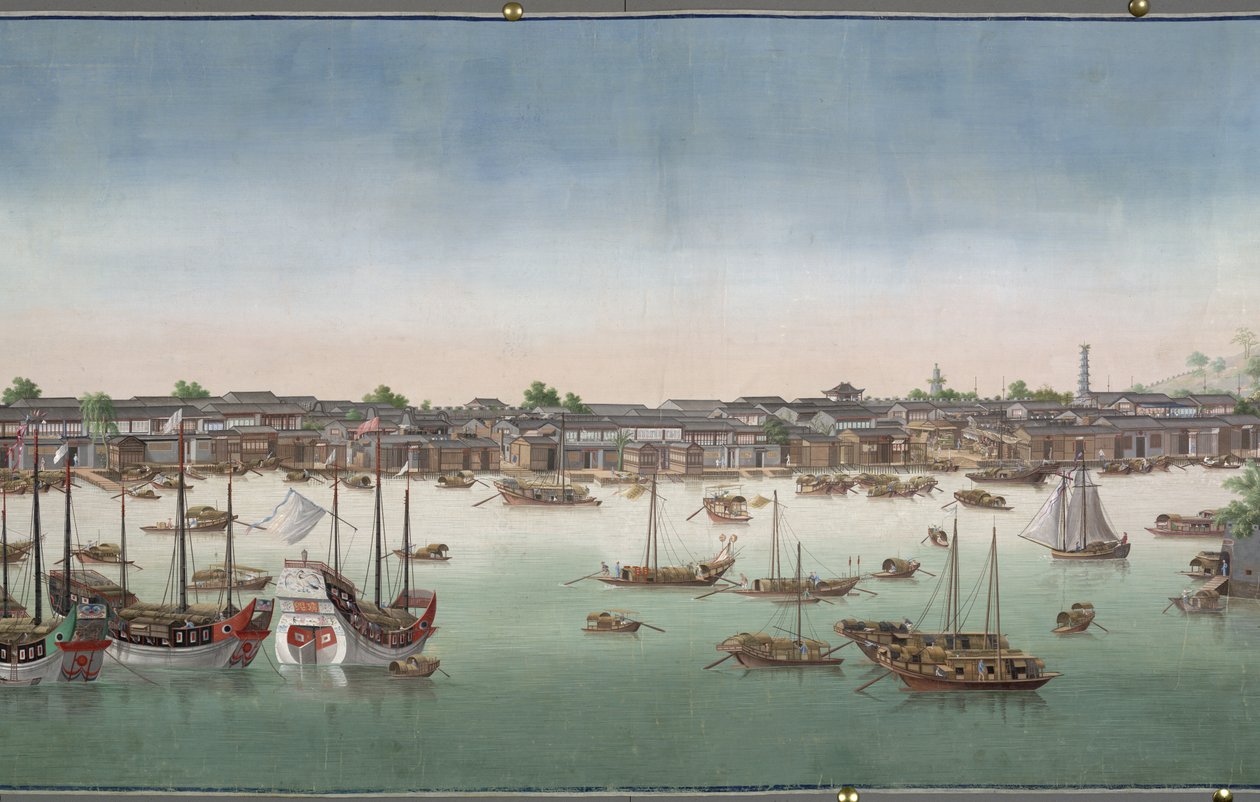Una vista di Canton da Unknown artist