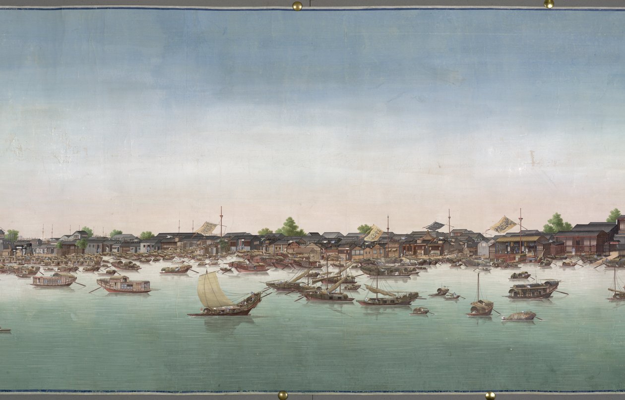 Una vista di Canton da Unknown artist