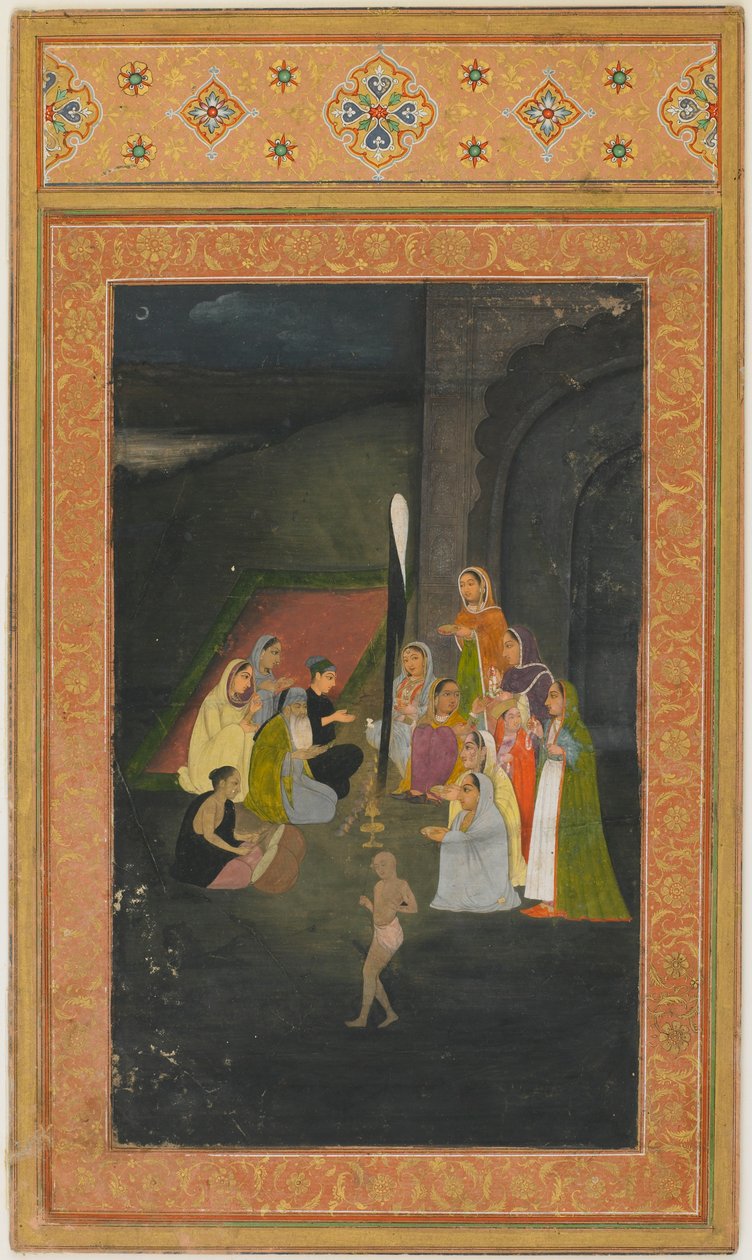 Una visita notturna a un mullah da Unknown artist