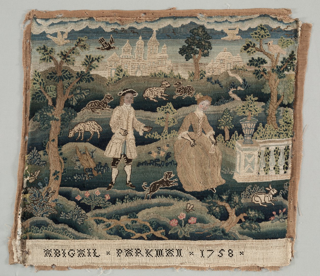 Ricamo di Abigail Parkman da Unknown artist