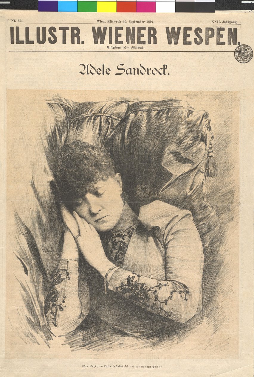 Adele Sandrock da Unknown artist
