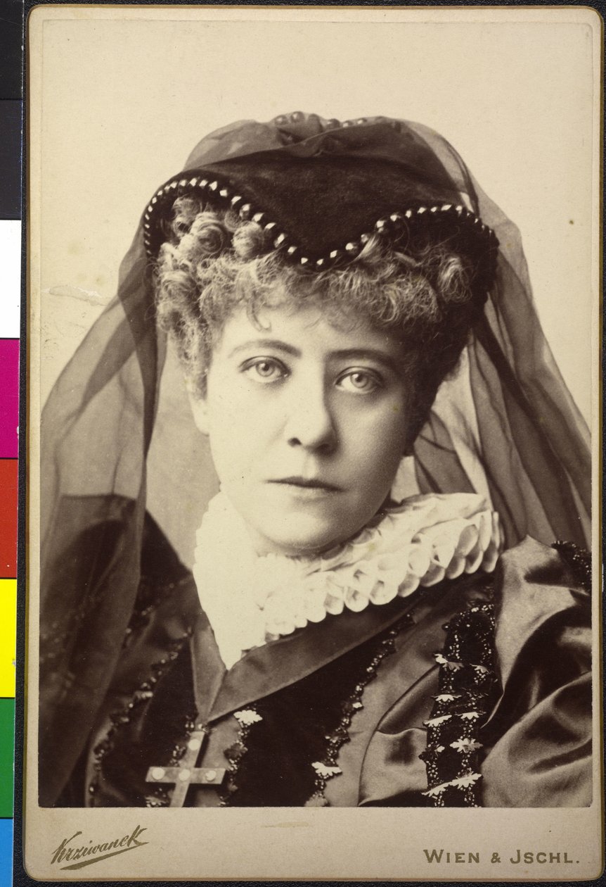 Adele Sandrock come "Maria Stuart" da Unknown artist