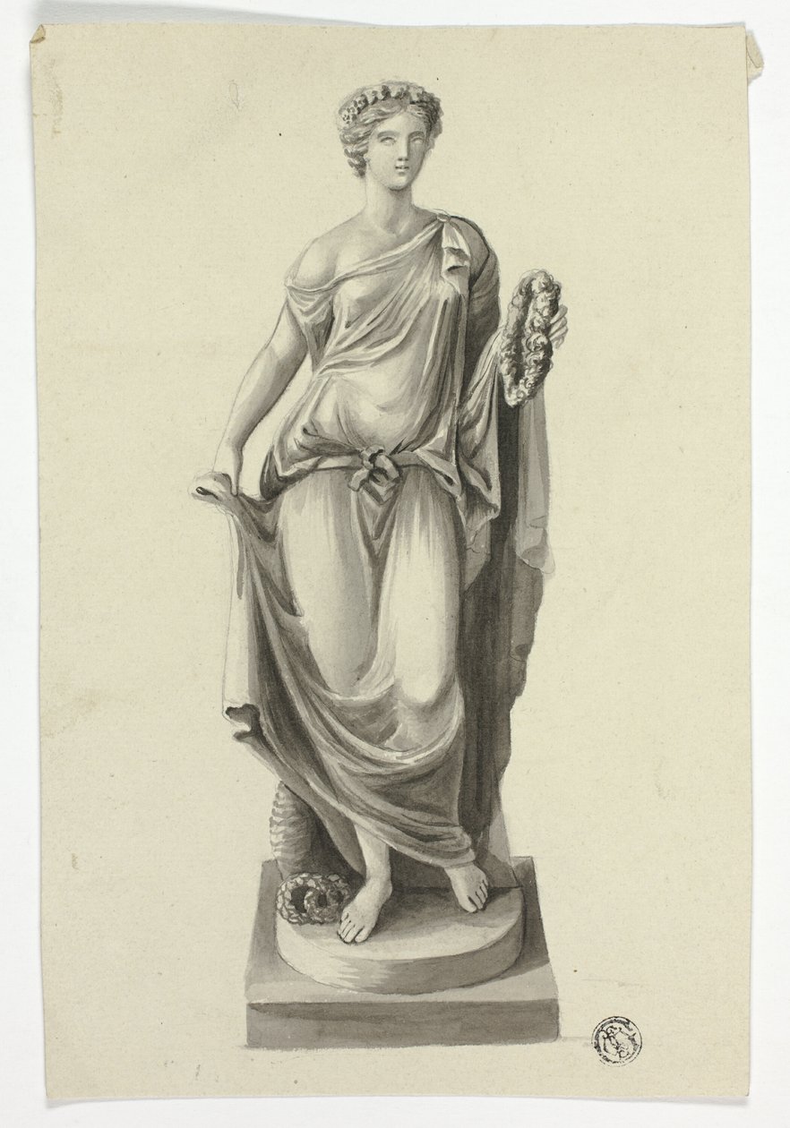 Figura allegorica dopo la Flora Farnese da Unknown artist