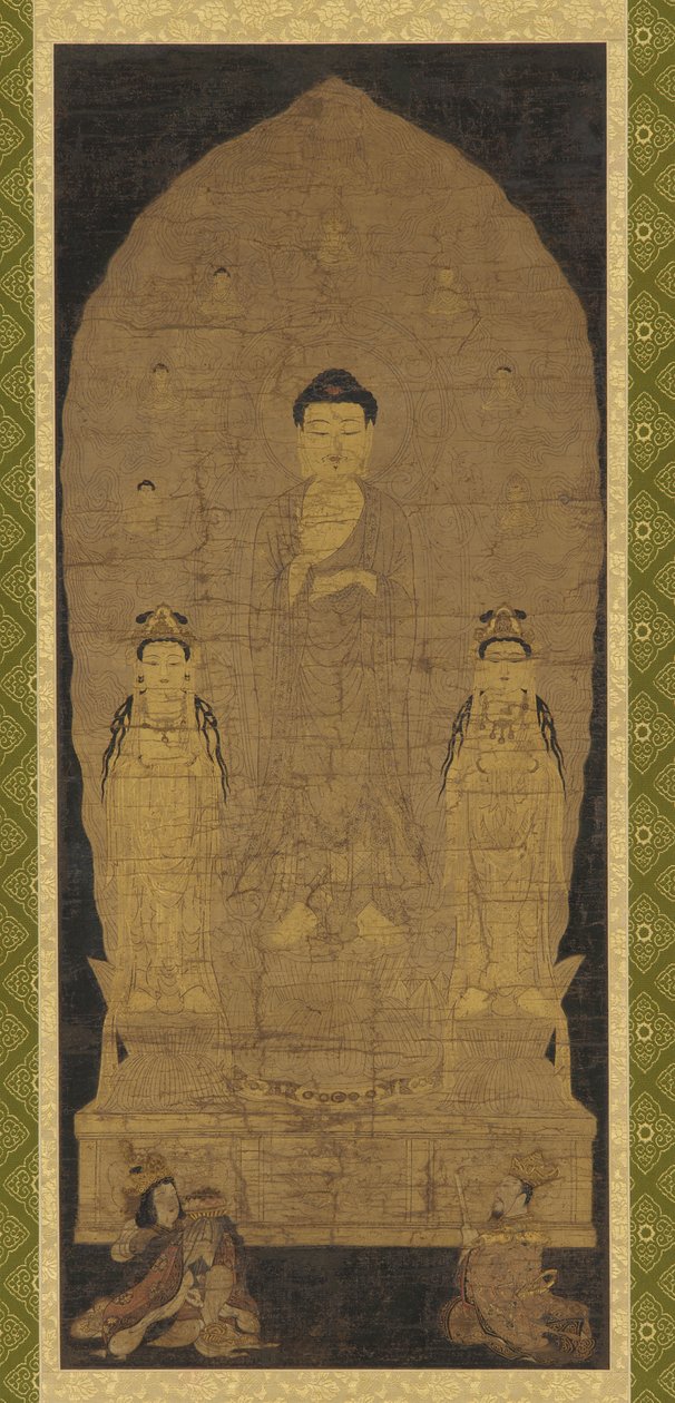 Triade di Amitabha da Unknown artist