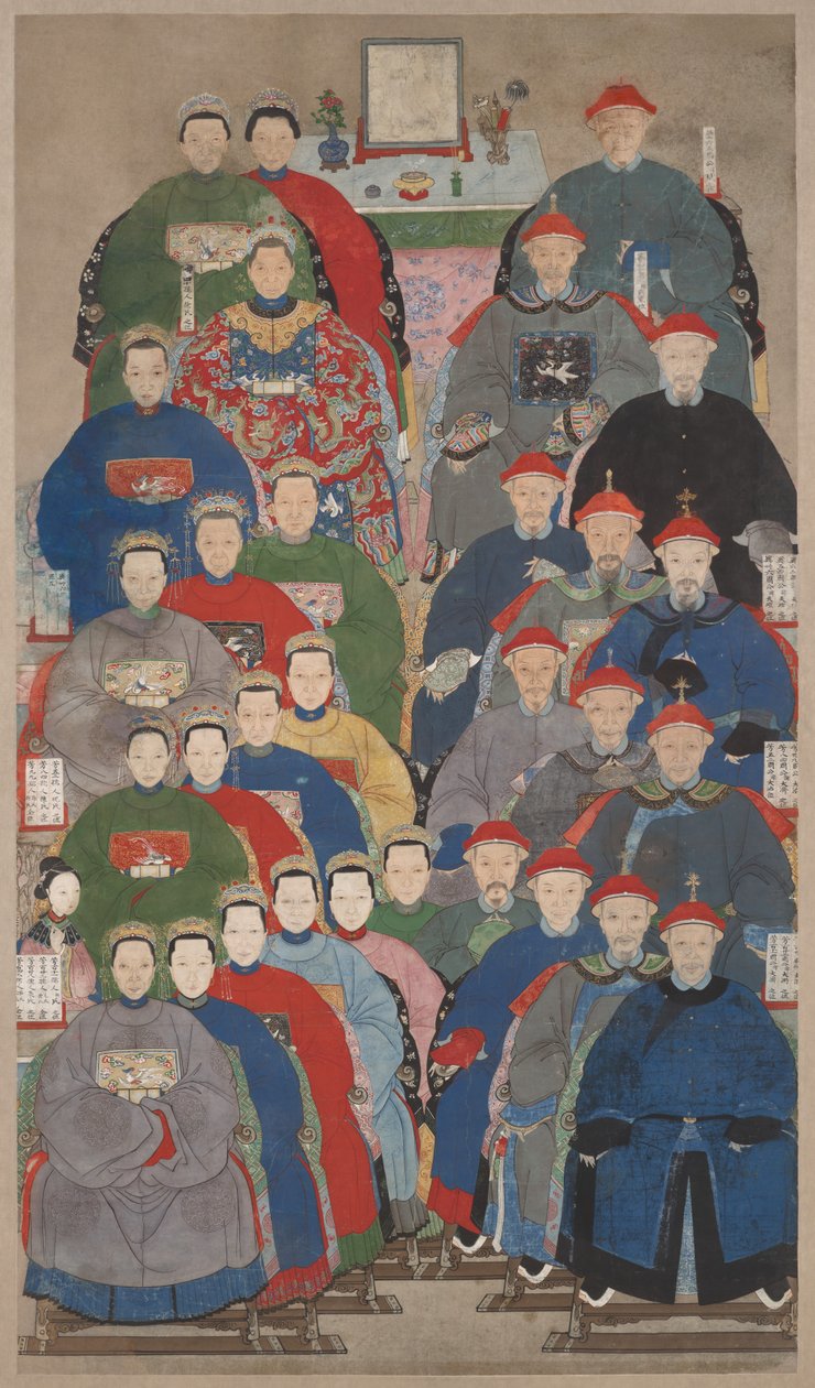 Ritratto di gruppo di antenati da Unknown artist