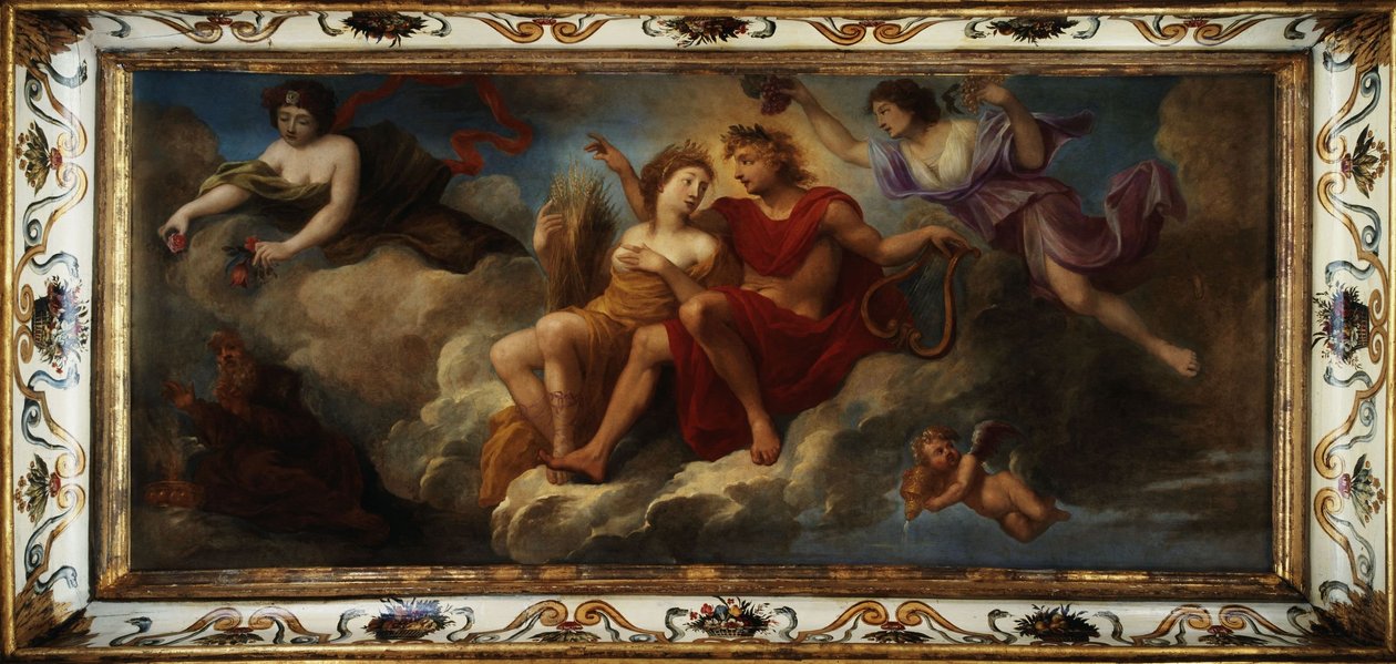 Apollo e le Quattro Stagioni, Primavera, Estate, Autunno e Inverno da Unknown artist