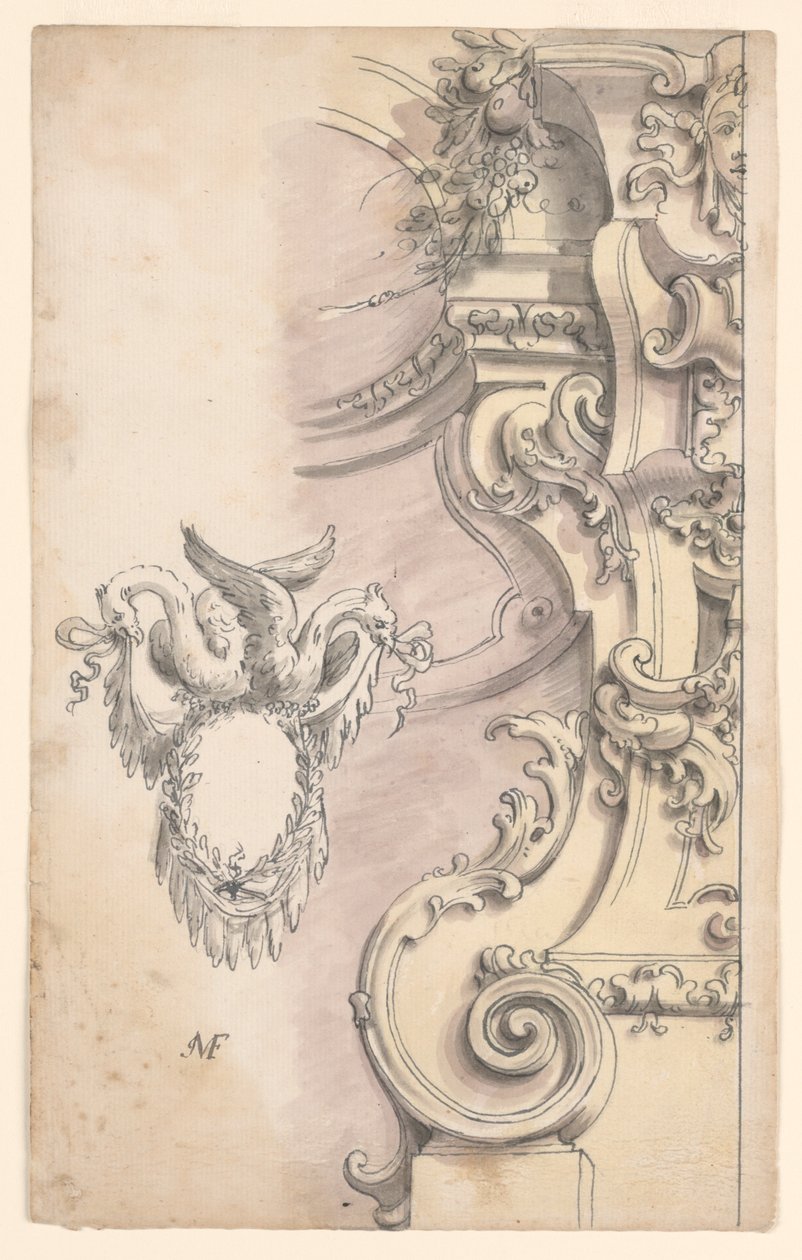 Ornamenti architettonici da Unknown artist
