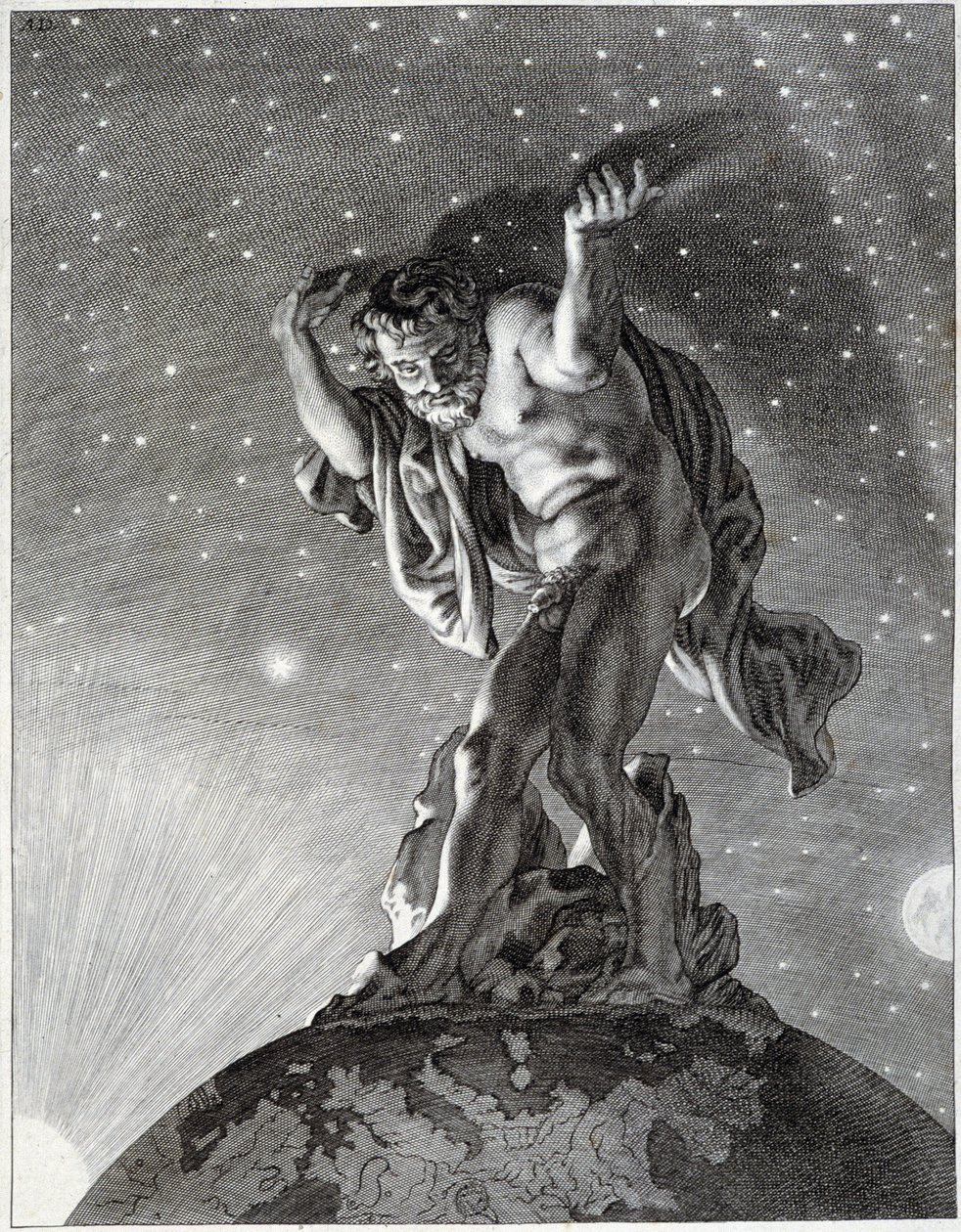 Atlante che sostiene il cielo da Unknown artist